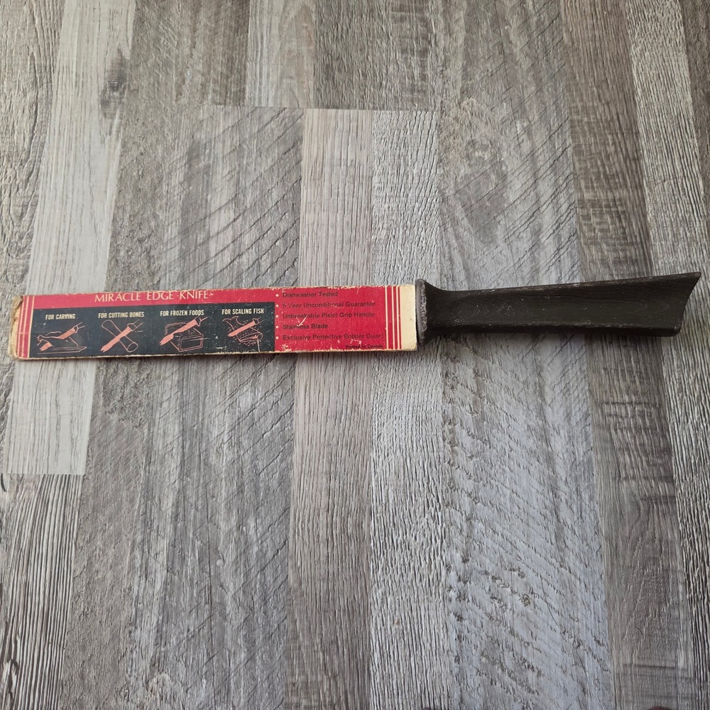 Quikut Chefs Choice Stainless Steel Frozen Food Saw Knife Vintage Miracle Edge